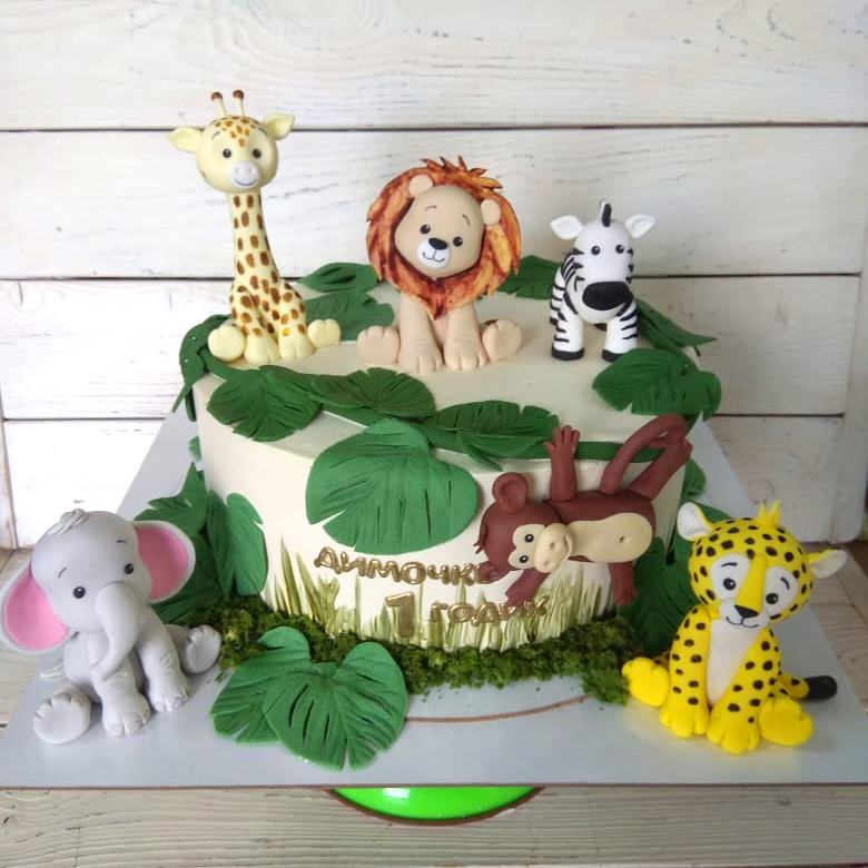 торт, ребенку, животные