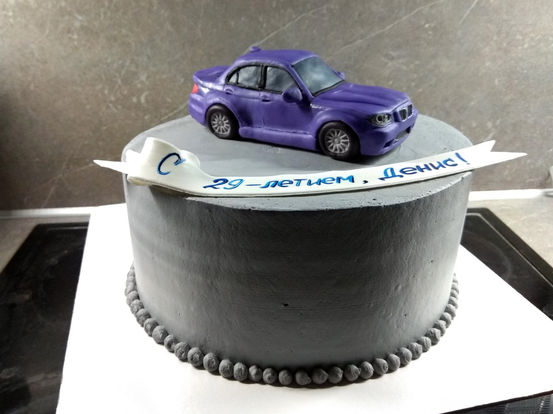 торт, автомобиль, машина, BMW