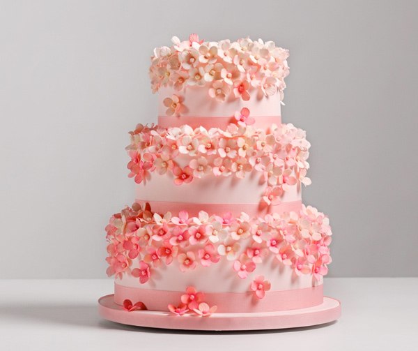торт, свадьба, цветы